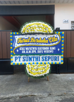 Papan Bunga Duka di Tandurusa